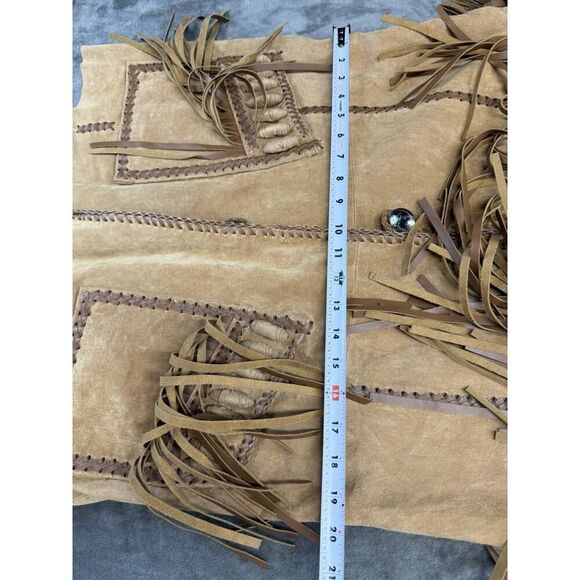 Scully Men’s Western Fringe Boar Suede Jacket w/ Beading sz 40 US - Picture 10 of 15